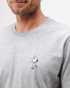 Peanuts Snoopy Men's T-shirt Grey Melange