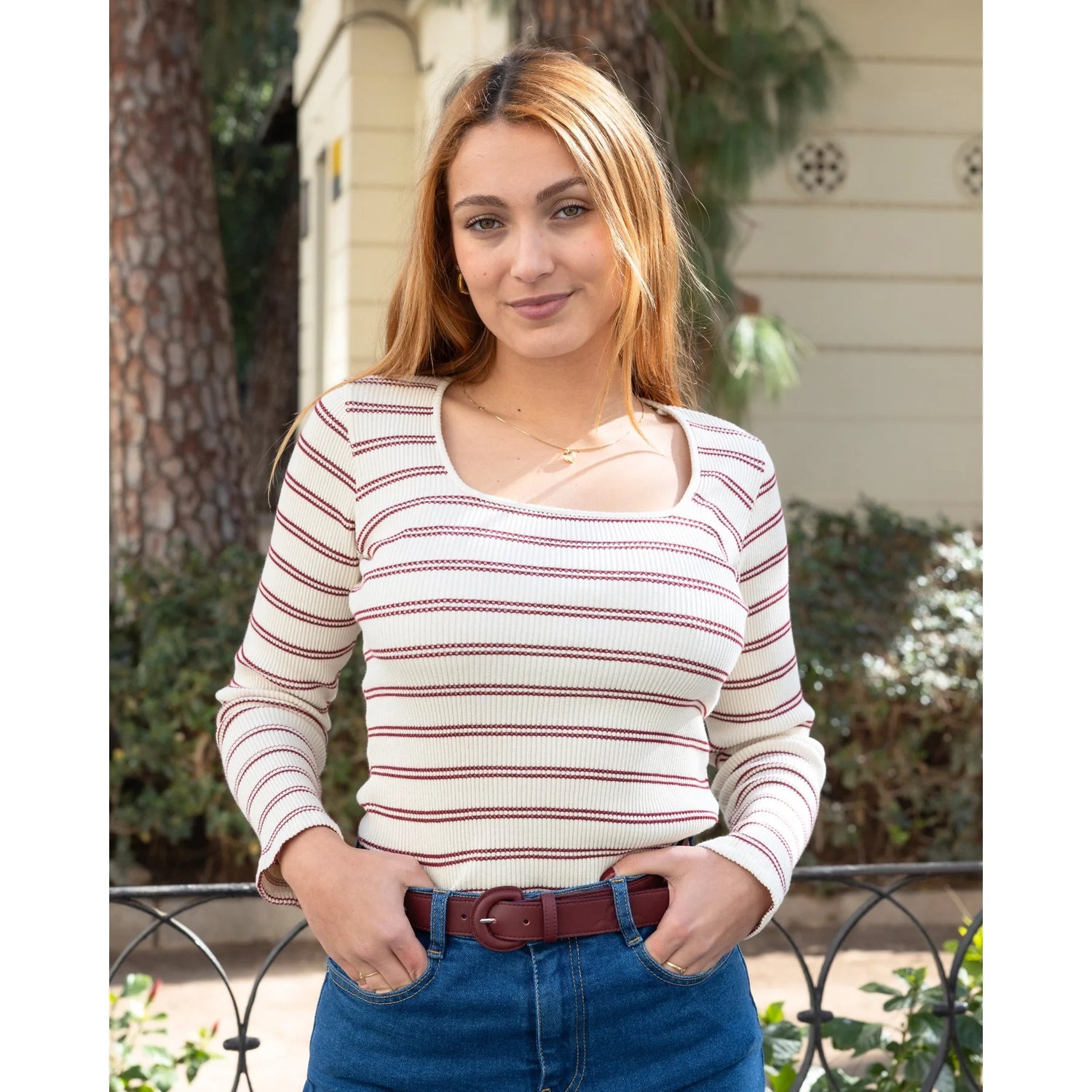 Everywhere Top Striped