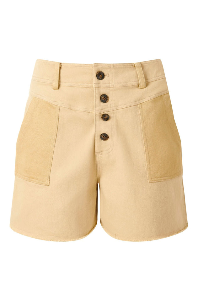 Desert Organic Cotton Shorts Dark Sand
