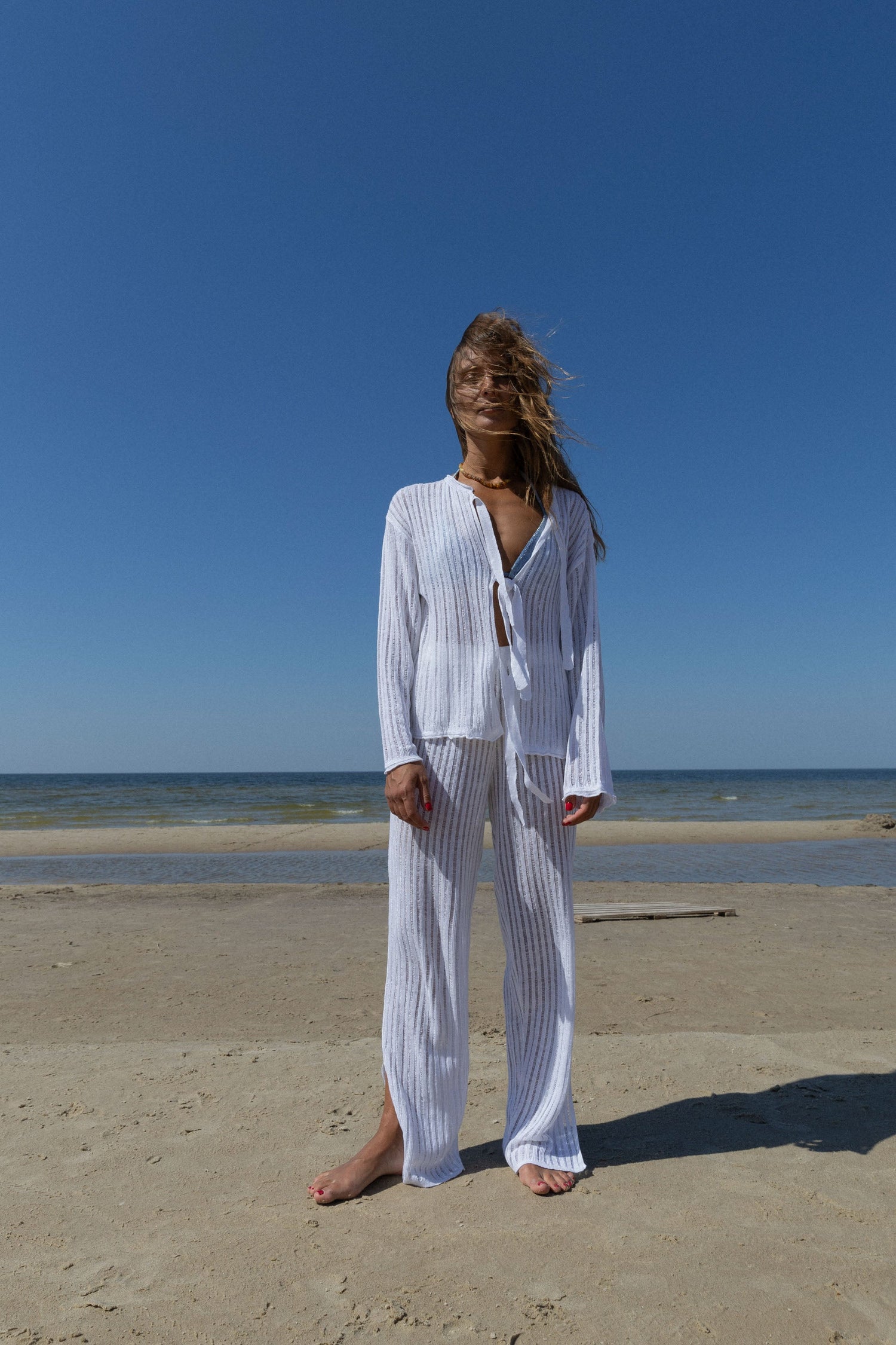 Sole Linen Co-ord White