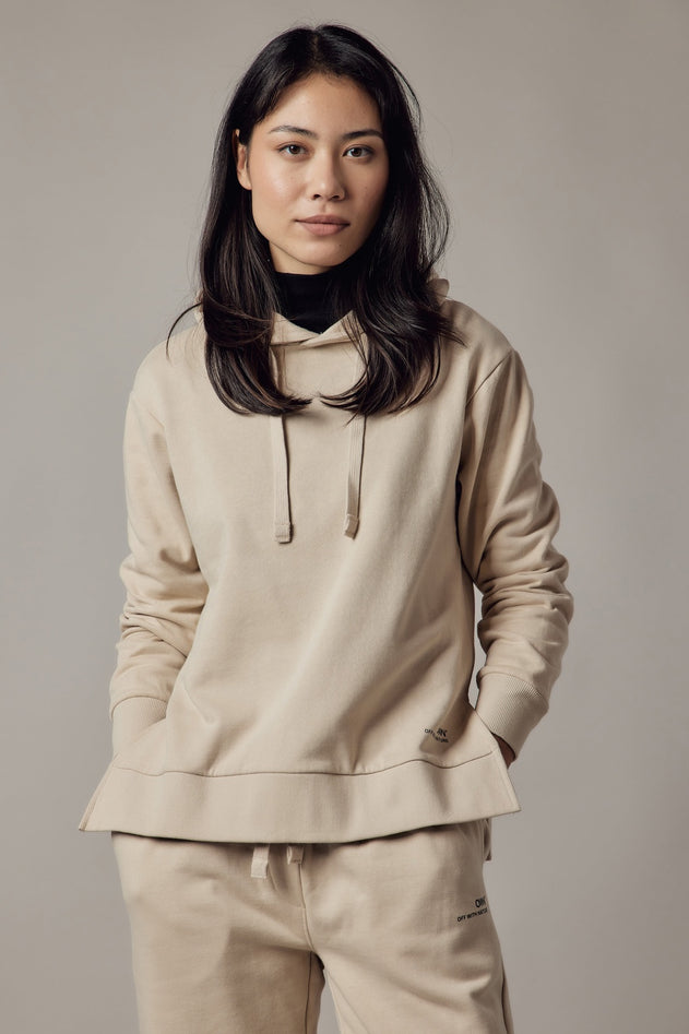 Women's Hoodie With Side Slits