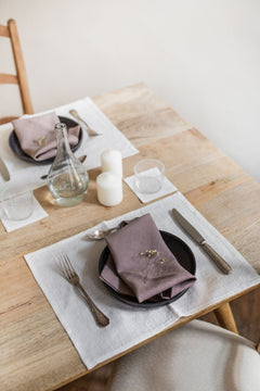 2-Pack Linen Placemats