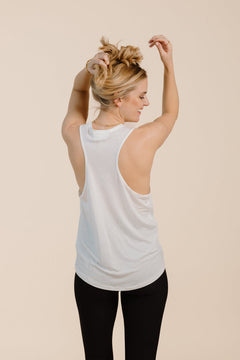 Alba Tank Top White