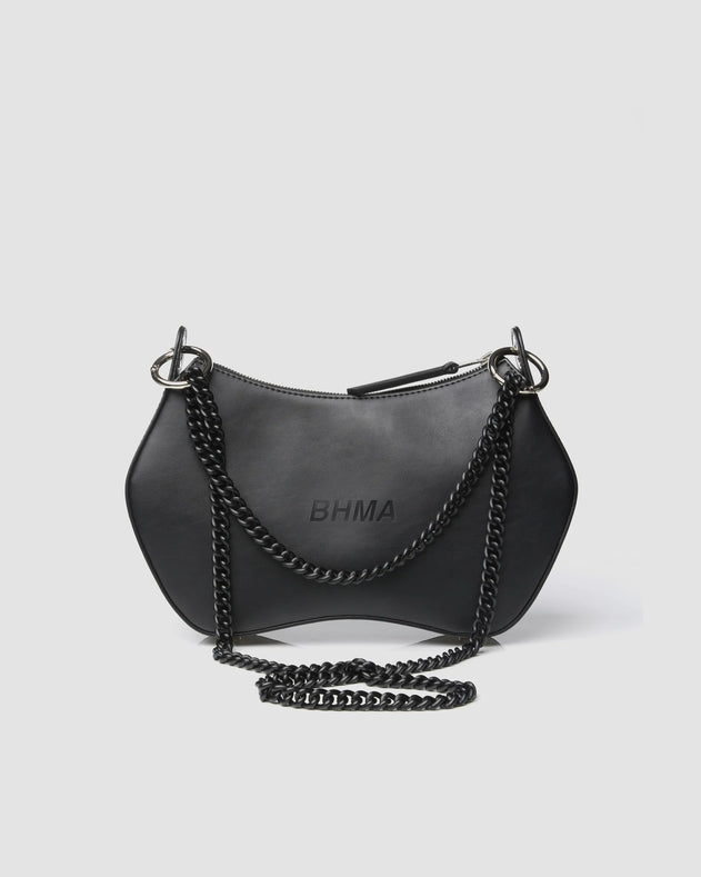 Noir BHMA Bag Vegea Grape Leather Black