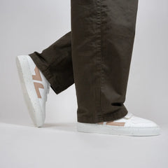 Alpha Velcro Sneakers White / Beige