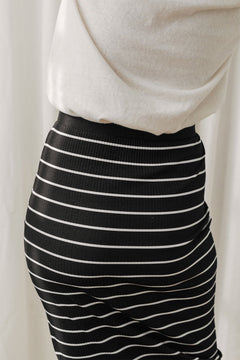 Kirjais Skirt Navy Stripes