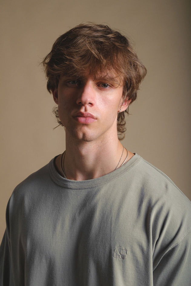 Essential Garment Heavyweight Oversized T-Shirt Dried Sage