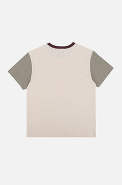 Color Block T-Shirt Pale Glow/Iron Veil