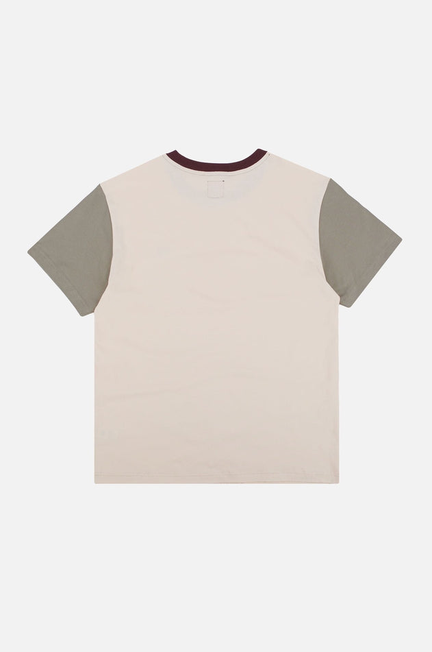 Color Block T-Shirt Pale Glow/Iron Veil