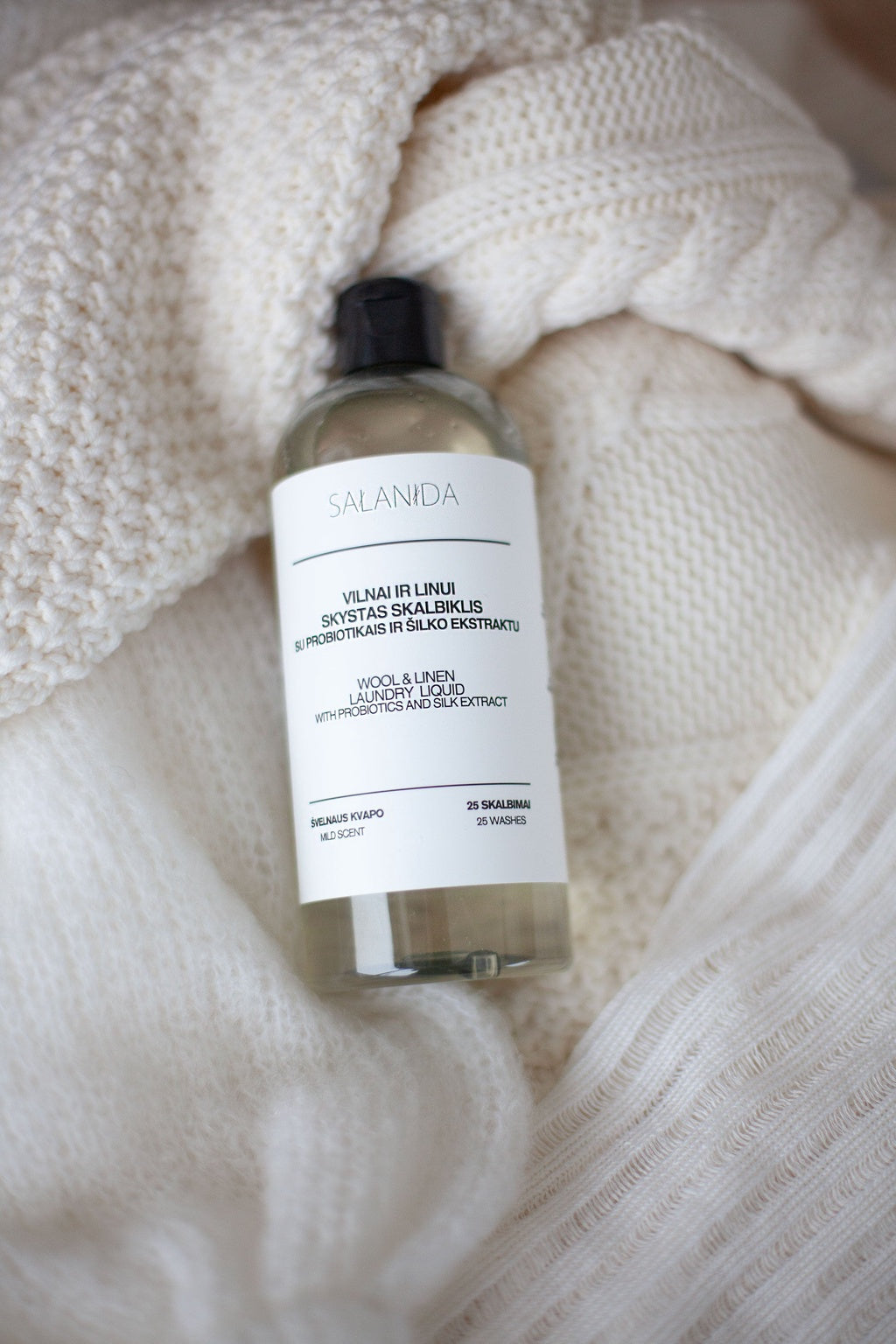 WOOL & LINEN LAUNDRY LIQUID With Probiotics and Silk Extract