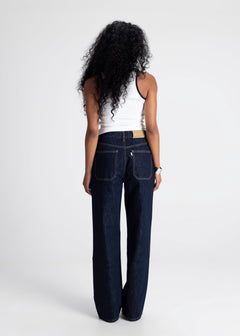 Knox Relaxed Straight Jeans Dark Wash