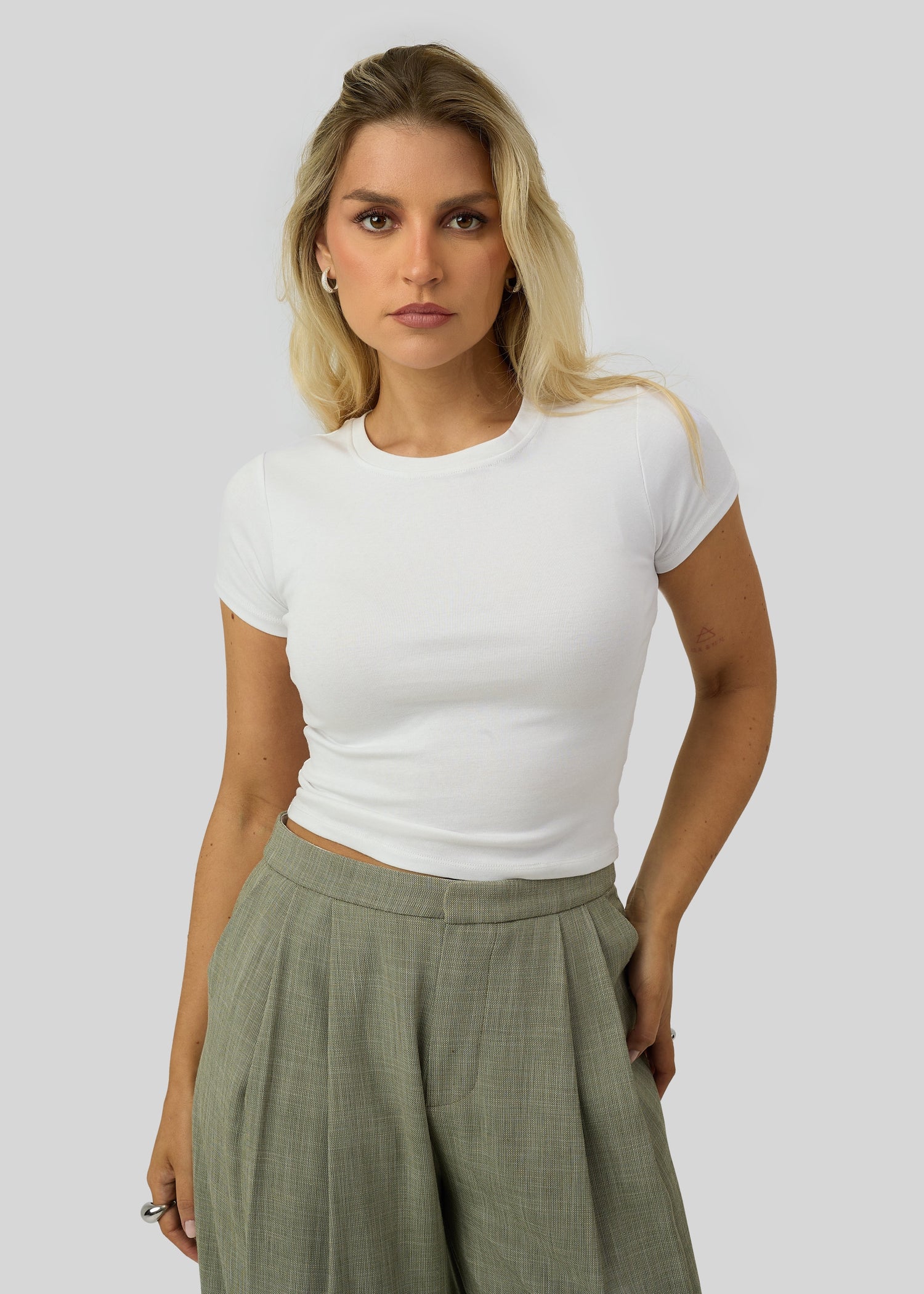 Ryder Baby Tee - White