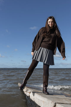 Onda Merino Bomber Jacket Chocolate