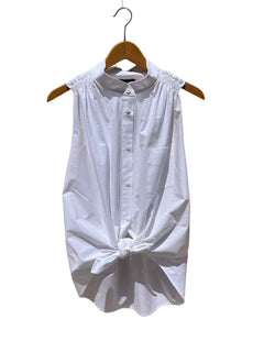 Sirius Sleeveless Recycled Cotton Shirt White