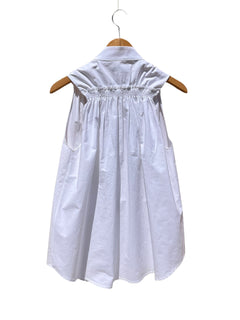 Sirius Sleeveless Recycled Cotton Shirt White