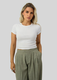 Ryder Baby Tee - White