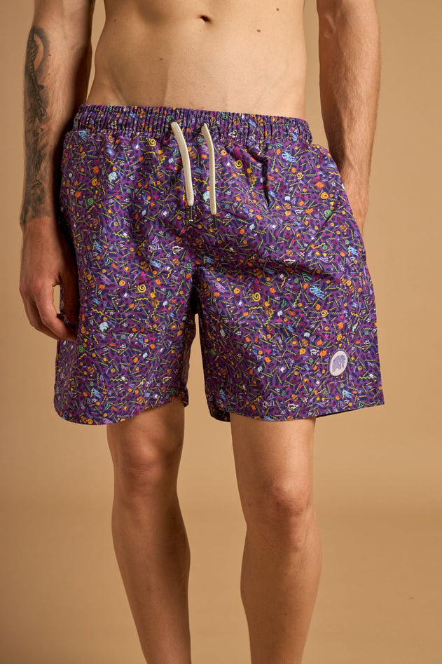 Dogtown SEAQUAL®YARN Swim Trunks Purple
