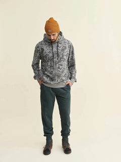 Akvamarini Hoodie Grey Print