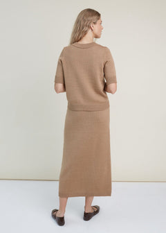 Knitted Merino Wool Skirt