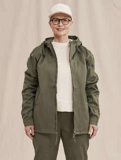 Zipper Anorak Moss Green