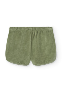 Kid's Huali Terry Shorts Green