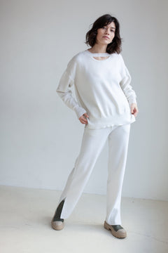 Ora Merino Pants White
