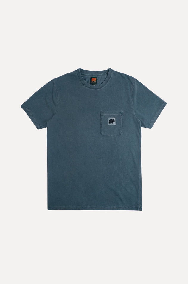 Garza Pigment Dyed T-Shirt Elm Green