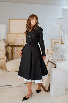 Timeless Raincoat Black