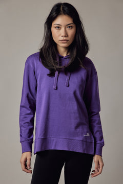 Women's Hoodie Sweatshirt With Side Slits