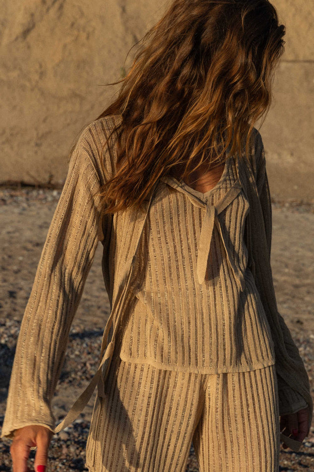Sole Linen Cardigan Sand