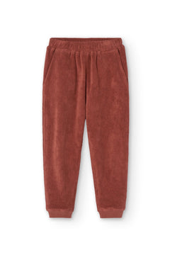 Kid's Galina Terry Pants Mars Red