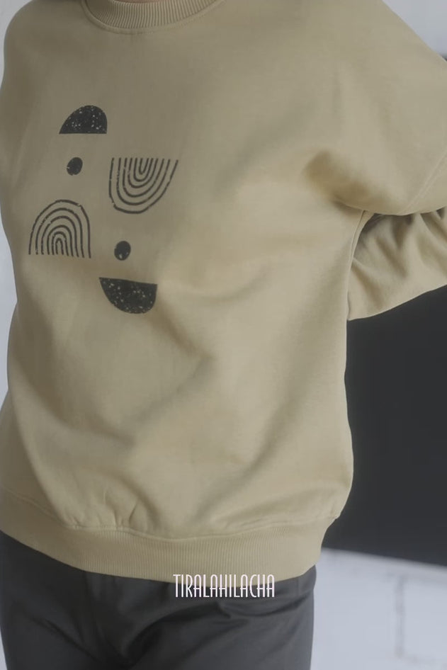 Gabriela Sweatshirt Sidereal Rain Beige