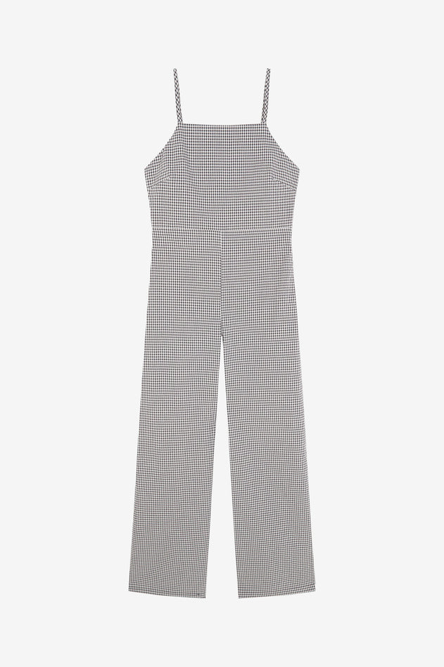 Aura Jumpsuit Black Gingham