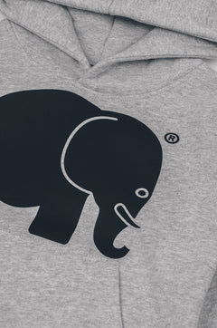 Kids' Organic Classic Hoodie Heather Grey