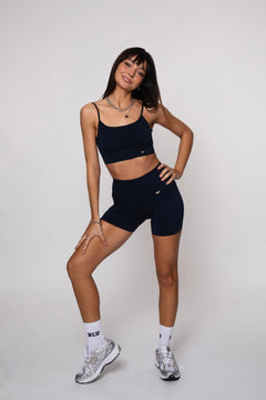 Short Bliss Push-Up Biker Shorts Navy