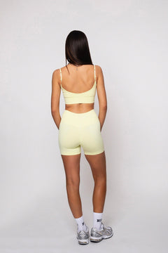 Short Bliss Push-Up Biker Shorts Butter Yellow