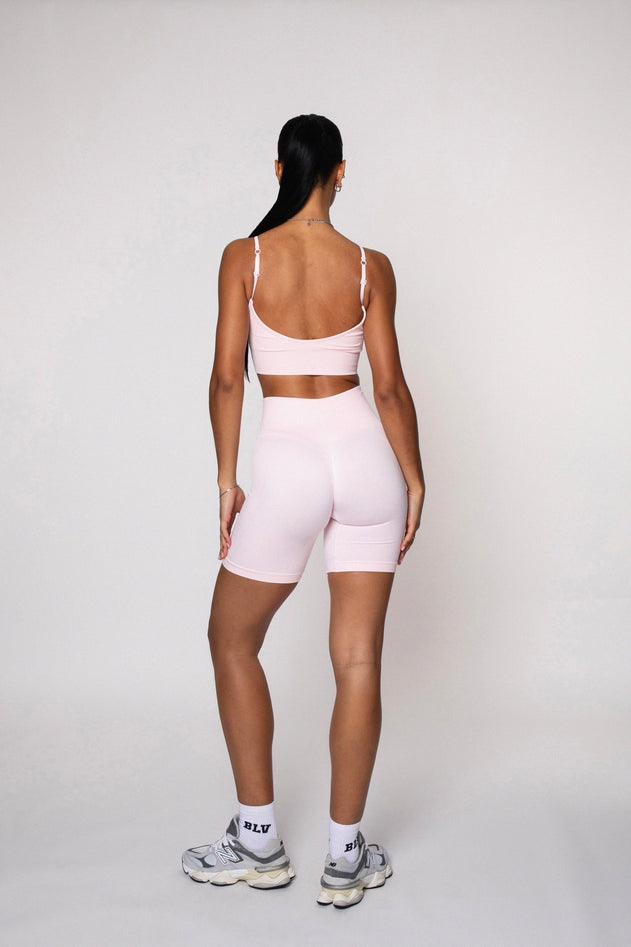 Bliss Push-Up Biker Shorts Light Pink