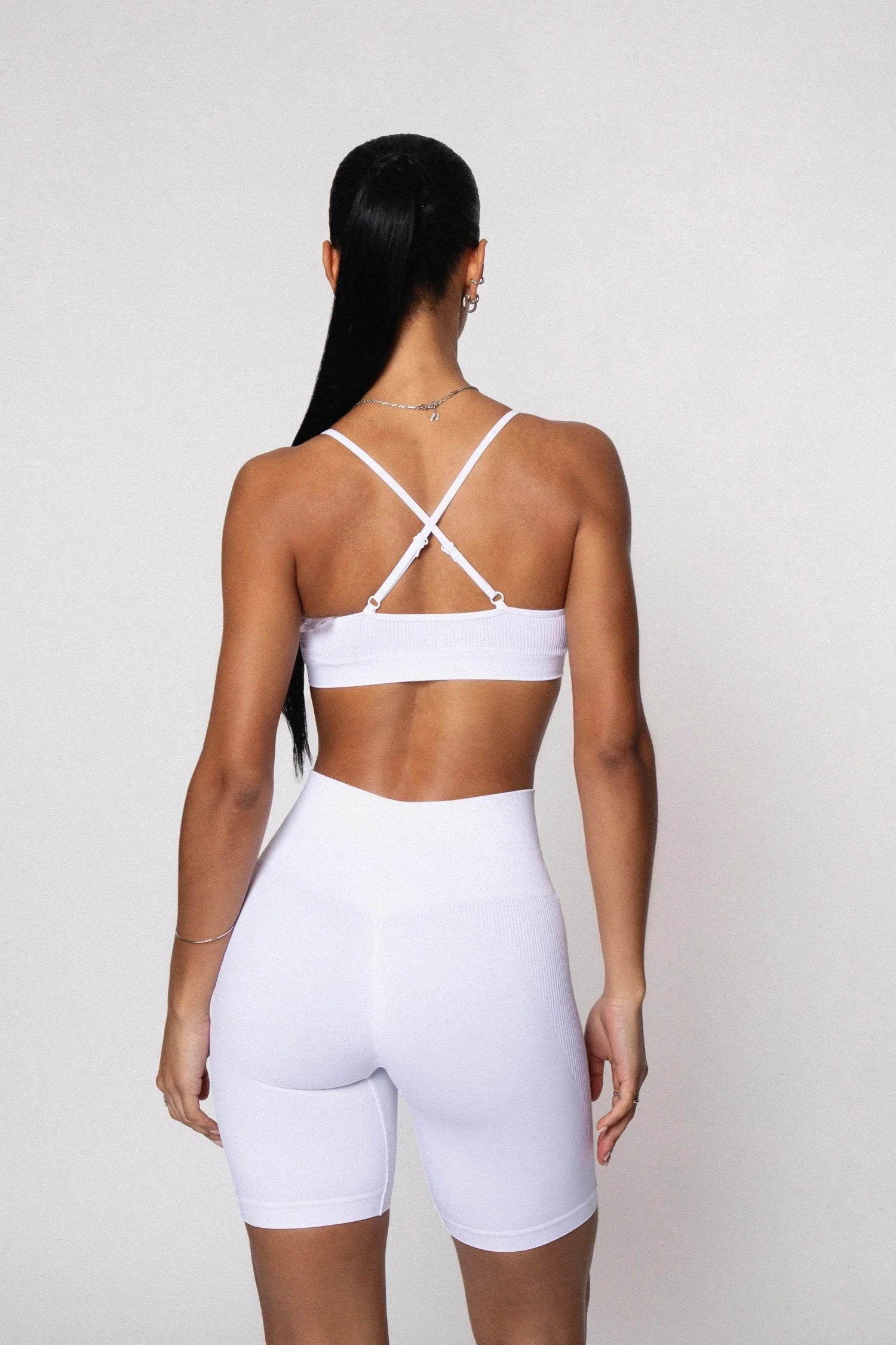 Skin Sports Bra White