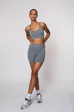 Ether Biker Shorts Heather Grey