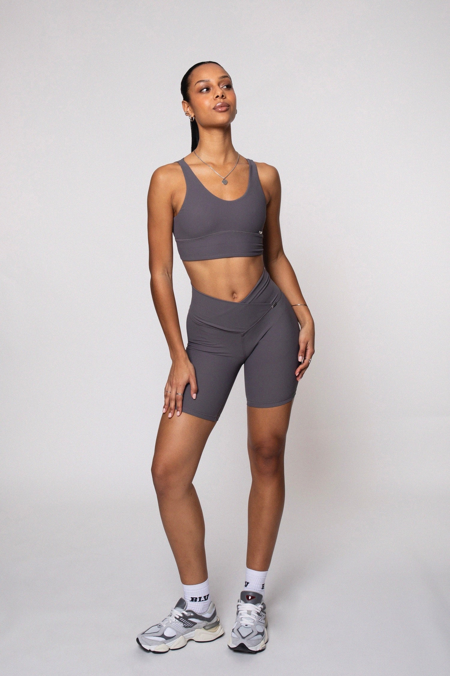 Palms Sport Bra Stone