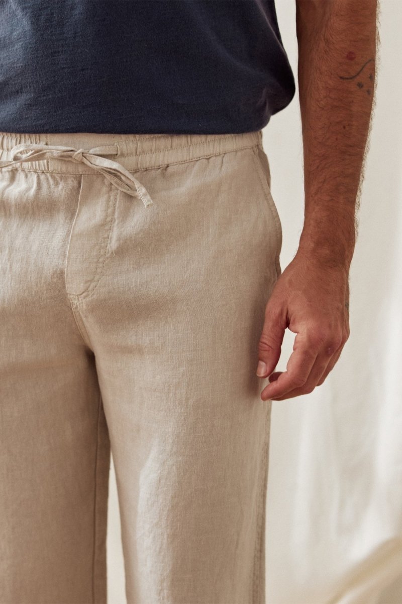 Kotomo Trousers Natural Beige - IVALO.COM