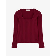 Everywhere Top Burgundy