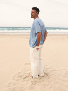 Hope Heals Pleated Trousers White