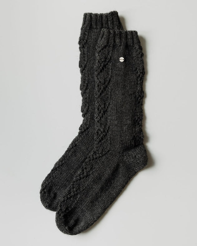 Rasos Handmade Wool Socks Charcoal