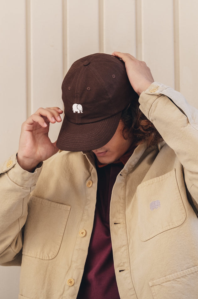 Logo Dad Cap Poplar Brown