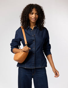 Leo  Twisted Handle Wild Oak Soft Grain Leather