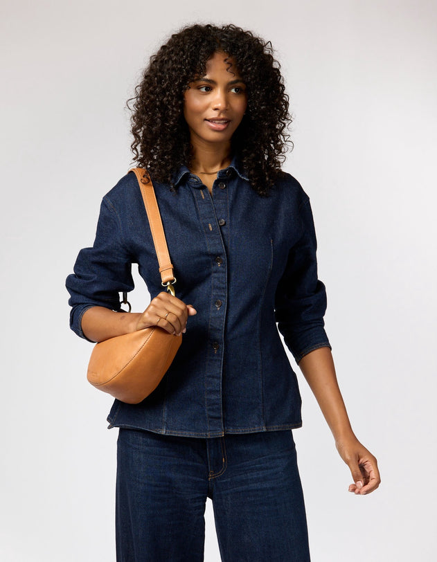 Leo  Twisted Handle Wild Oak Soft Grain Leather