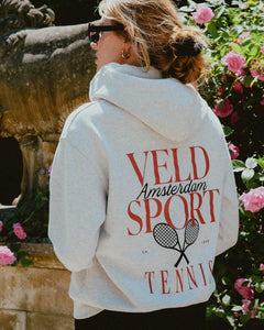 Jordaan Sport Tennis Hoodie Heather Grey