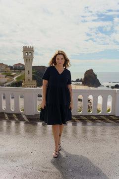 Layered Dress Black