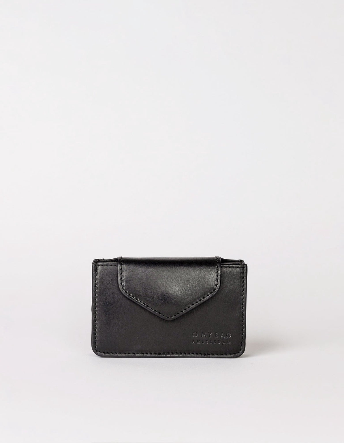 Harmonica Wallet Black Classic Leather